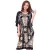 Image of Plus Size Black Women's Summer Lounge Robe Lady New Sexy Home Dress Rayon Nightgown Large Loose Sleepwear Bathrobe Gown S002-B