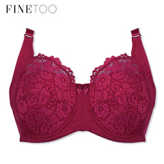 Plus Size Bra D E Cup Sexy Lace Bras For Women Large Size Push Up Bralette Fashion Lingerie Ultrathin Brassiere Underwear 2019