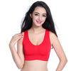 Image of Plus Size Bras For Women Seamless Bra With Pads Big Size 4XL 5XL Bralette Push Up Brassiere Bra Vest Wireless Active Bra