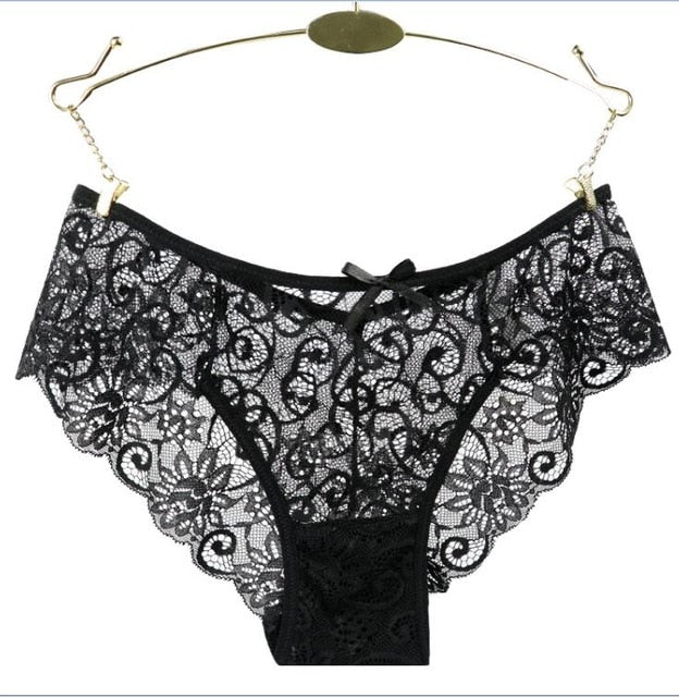 Plus Size S/XL Fashion High Quality Women's Panties Breathable Female Underwear Sexy Lace Lingerie