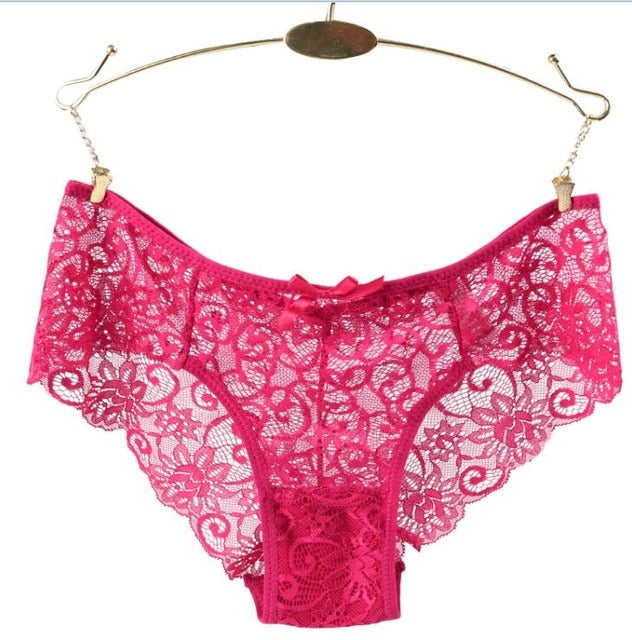 Plus Size S/XL Fashion High Quality Women's Panties Breathable Female Underwear Sexy Lace Lingerie