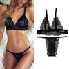 Image of Plus Size Women Sexy Lingerie Transparent Bralette Set Lace Underwear Set Women Bra And Panty Set Sutia Bra Set Vs Ropa Interior