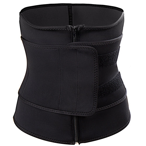 Plus Size Women Shaper Zipper Neoprene Sauna Waist Trainer Corset Slimming Belt Sweat Weight Loss Waist Cincher