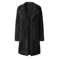 Plus size Fashion Faux Fur Coat Women winter long coat 2019 Autumn Warm Soft Zipper teddy jacket Female Overcoat Outerwear Warm