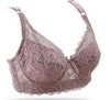 Image of Plus size Foreign Trade Ultra-thin Lace Sexy Thin Cotton Cup Plump Big Push Up Bra  Bralette Encaje Sexy Bra modis lingerie