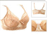 Image of Plus size Foreign Trade Ultra-thin Lace Sexy Thin Cotton Cup Plump Big Push Up Bra  Bralette Encaje Sexy Bra modis lingerie