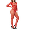 Image of Plus size Sexy Open Crotch Hollow Out Garter Belt Sheer Mesh Bodystockings Crotchless Open Butt Lingerie Body Stockings Bodysuit