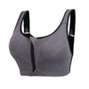 Image of Professional Level 4 Stretch Sports Bras Shockproof Fixed Quick-drying Underwear Vest Women Running Gym Zipper Adjustable Strap