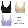 Image of Queenral Dropshipping VIP 3PCS/lot Seamless Bra With Pads Plus Size Bras For Women Brassiere Big Size Vest Wireless BH 5XL 6XL