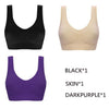 Image of Queenral Dropshipping VIP 3PCS/lot Seamless Bra With Pads Plus Size Bras For Women Brassiere Big Size Vest Wireless BH 5XL 6XL