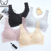Image of Queenral Sexy Lace Bras For Women Seamless Bra Push Up Bralette Brassiere Breathable Bra Comfortable Sleep Soutien Gorge Femme