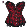 Image of Women Corset Sexy Slim Burlesque Satin Body Shaper Strapless Overbust Plus Size Corset and Bustier  (13)