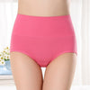 Image of SEEDRULIA Women's briefs Comfortable Cotton High waist underwear Women Sexy Ultra-thin Panties