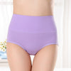 Image of SEEDRULIA Women's briefs Comfortable Cotton High waist underwear Women Sexy Ultra-thin Panties