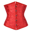 Image of Women Corset Sexy Slim Burlesque Satin Body Shaper Strapless Overbust Plus Size Corset and Bustier  (20)
