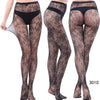 Image of SP&CITY  Fashion Cool Star Printed Fishnet Tights Hollow Out Sexy Mesh Pantyhose Punk Pattern Pantyhose Black Women Tights