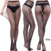 Image of SP&CITY  Fashion Cool Star Printed Fishnet Tights Hollow Out Sexy Mesh Pantyhose Punk Pattern Pantyhose Black Women Tights