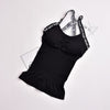 Image of Seamless Cotton Tops For Women Band lingerie Pad Vest Tube Top Summer Tank Top Cross Straps One-piece Underwear Camisoles #F