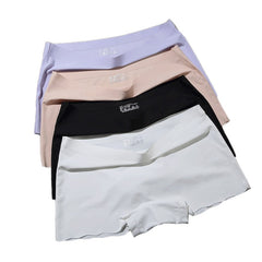 Seamless Short Pants Women Safety Panties Female Boyshorts Female Summer Under Skirt Shorts Lady Boxer Panties Healthy Lingerie