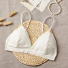 Image of Sexy Beauty Back Bra Deep V-Neck Solid Tube Top Summer Women Seamless Tank Top Underwear
