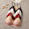 Image of Sexy Beauty Back Bra Deep V-Neck Solid Tube Top Summer Women Seamless Tank Top Underwear
