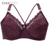 Image of Sexy Big Size Bra C D E Cup Thin Lace Bras For Women Female Brassiere Soft Plus Size Purple Lingerie Deep V Sexy Underwear 2019