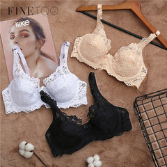 Sexy Bra Women Lace Bras B C Cup Floral Brassiere Deep V Underwear 34-44 Plus Size Bralette Underwire Bra Female Lingerie New