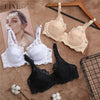 Image of Sexy Bra Women Lace Bras B C Cup Floral Brassiere Deep V Underwear 34-44 Plus Size Bralette Underwire Bra Female Lingerie New