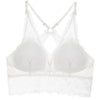 Image of Sexy Bralette Padded Bras For Women Transparent Wireless Bra Lace Intimates Lace Bralette Backless Brassiere Crop Top Female Bra