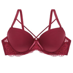 Sexy Bras For Women Smooth Ultrathin 3/4 Cup Bra Racerback Deep V Underwear B C Cup Bras Lingerie Charming 6 Colors Brassiere