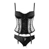 Image of Sexy Bustier and Corset Women High Elastic Gothic Corset Waist Trainer sexy lingerie bodysuit Slimming Underwear Corselet