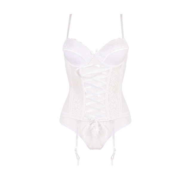 Sexy Bustier and Corset Women High Elastic Gothic Corset Waist Trainer sexy lingerie bodysuit Slimming Underwear Corselet