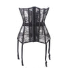 Image of Women Corset Sexy Slim Burlesque Satin Body Shaper Strapless Overbust Plus Size Corset and Bustier  (12)