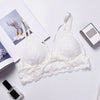 Image of Sexy Deep V Floral Lace Bras Bralette Intimates Thin Belt Lingerie Wirefree Seamless Underwear