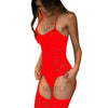 Image of Sexy Fishnet Lingerie Babydoll Baby Doll Dress Wedding Night Underwear Muply Intimates Chemises Body Stocking Costumes Negligees