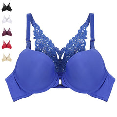 Sexy Lace Bra For Women Front Closure Brassiere Push Up Bralette Sexy Underwire Bras Fashion Female Racerback Lingerie Underwear