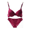 Image of Sexy Lace Bra Set Women Underwear Set Push Up Bra Set Sexy Lcae Briefs Lingerie 3/4 Cup 70B 75B 80B Hot