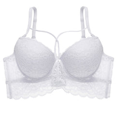 Sexy Lace Bras For Women Fashion Strappy Plus Size Bra Ultra-thin Lingerie C D Cup Brassiere Female Underwear Big Size Bralette