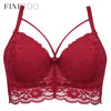 Image of Sexy Lace Bras For Women Fashion Strappy Plus Size Bra Ultra-thin Lingerie C D Cup Brassiere Female Underwear Big Size Bralette