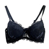 Image of Sexy Lace Floral Bra Adjusted Straps Sheer Bra Women Padded Lingerie Brassiere