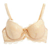 Image of Sexy Lace Floral Bra Adjusted Straps Sheer Bra Women Padded Lingerie Brassiere