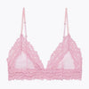 Image of Sexy Lace Mesh Patchwork Women Bralette Floral Sheer Pattern Femme Bustier Bra Tops Unpadded Push Up Backless Ladies Lingerie