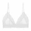 Image of Sexy Lace Mesh Patchwork Women Bralette Floral Sheer Pattern Femme Bustier Bra Tops Unpadded Push Up Backless Ladies Lingerie