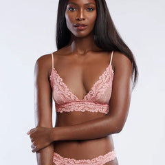 Sexy Lace Mesh Patchwork Women Bralette Floral Sheer Pattern Femme Bustier Bra Tops Unpadded Push Up Backless Ladies Lingerie