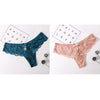 Image of Sexy Lace Panties Bowtie Panties Female Floral Lace Women Lingerie Breathable Briefs Low Waist Transparent Underwear 1/2pcs