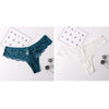 Image of Sexy Lace Panties Bowtie Panties Female Floral Lace Women Lingerie Breathable Briefs Low Waist Transparent Underwear 1/2pcs