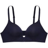 Image of Sexy Lingerie Underwear Women Ultra-thin Wire Free Bra Seamless Bralette Comfortable Breathable Wrapped Chest Casual Bra Black