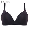 Image of Sexy Lingerie Underwear Women Ultra-thin Wire Free Bra Seamless Bralette Comfortable Breathable Wrapped Chest Casual Bra Black