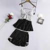 Image of пижама Sexy Lingerie Women Silk Lace Sleepwear set lingerie sexy 2020 Girl Sexy Set Fashion Lace Lingerie Temptation Babydoll