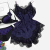 Image of пижама Sexy Lingerie Women Silk Lace Sleepwear set lingerie sexy 2020 Girl Sexy Set Fashion Lace Lingerie Temptation Babydoll